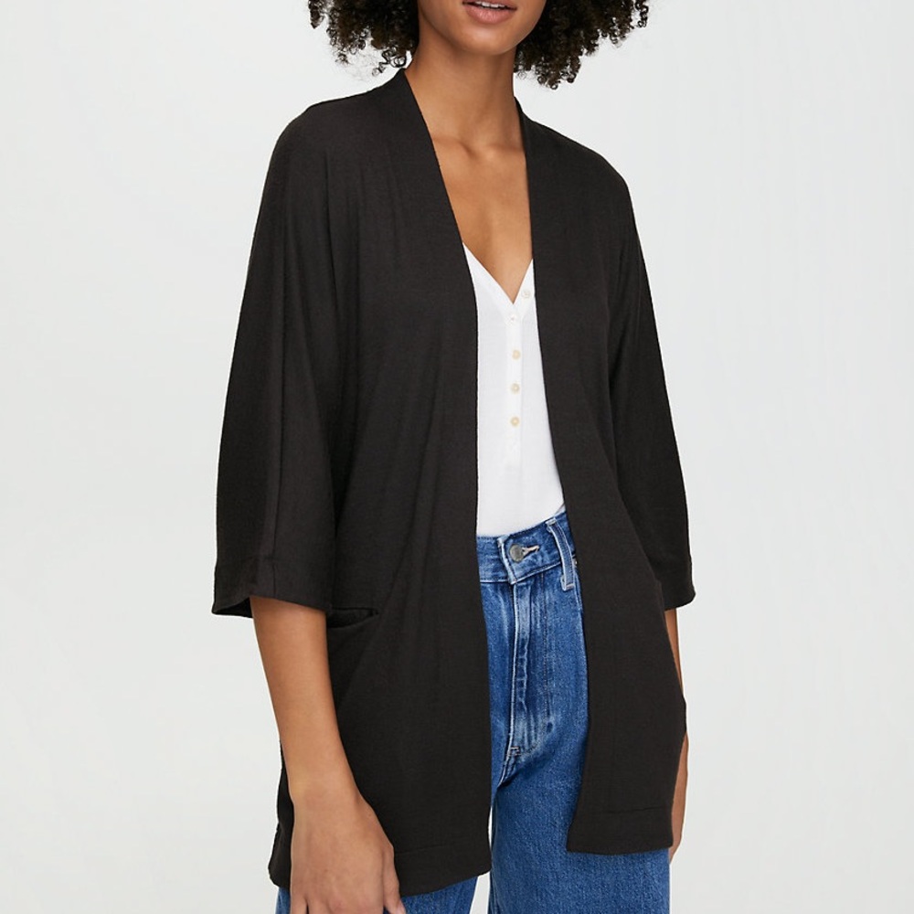Wilfred Free Zlata Sweater - Heather Black